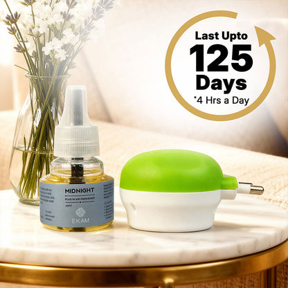 Midnight Scented Plug In Air Freshener Kit