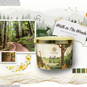 Walk in the Woods Scented 3 Wick Candle