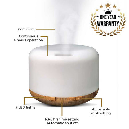 Aroma Diffuser - Model: YX-168 with Free True Joy, Change &amp; Transform, Be Calm, and Self Love Wellness Oils