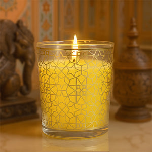 Lemongrass Scented Votive Candle, 43 g| Festive Pink Haveli Collection, 2025-26
