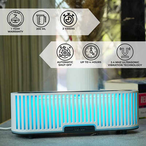 YX1623-White Flame Aroma Diffuser