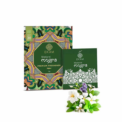 Combo Pack of 10 Madurai Mogra Scented Sachets