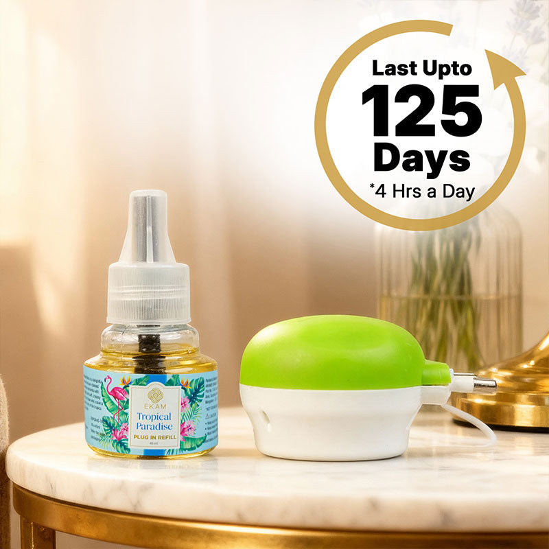 Tropical Paradise Scented Plug In Air Freshener Kit