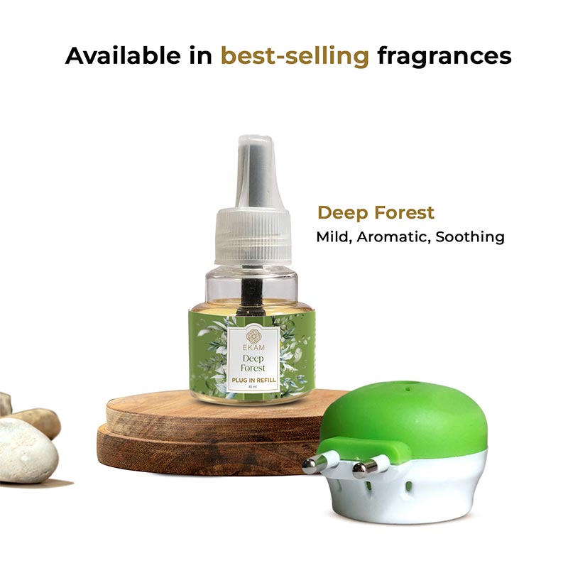 Deep Forest Scented Plug In Air Freshener Kit