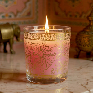 Rose Scented Votive Candle, 43 g| Festive Pink Haveli Collection, 2025-26
