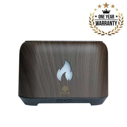 YX 1807 Dark Wood Flame Aroma Diffuser