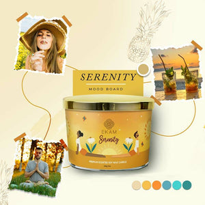 Serenity Scented 3 Wick Candle