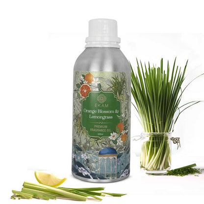 Orange Blossom &amp; Lemongrass Concentrate Fragrance Oil, 500 ml