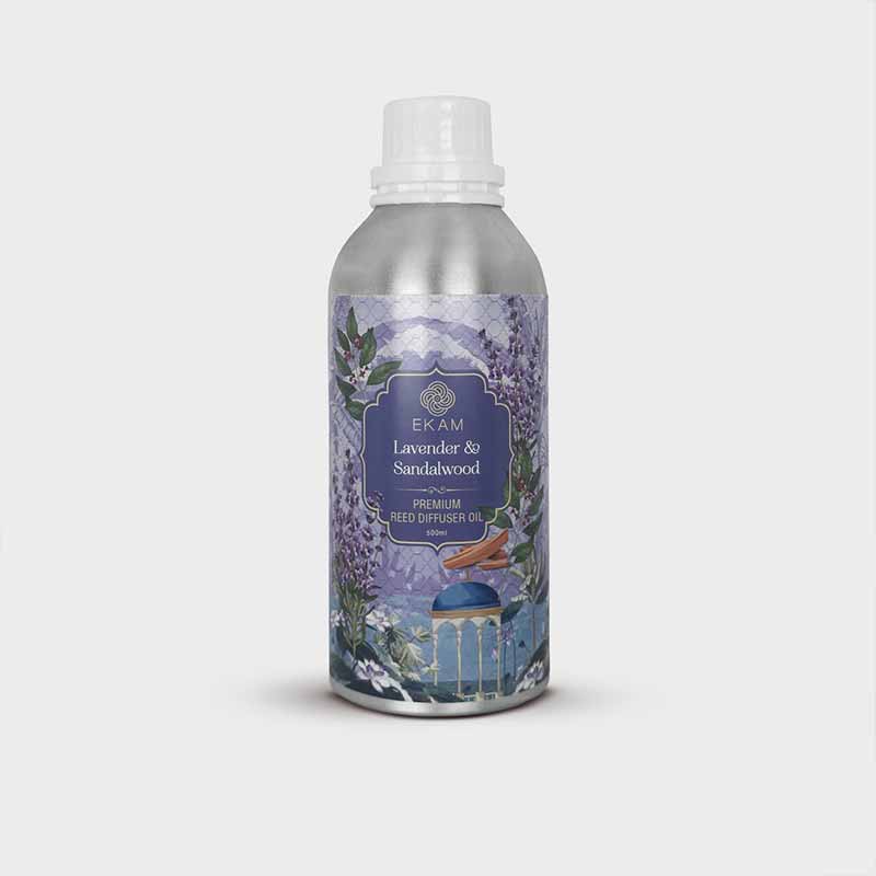 Lavender &amp; Sandalwood Reed Diffuser Oil, 500ml