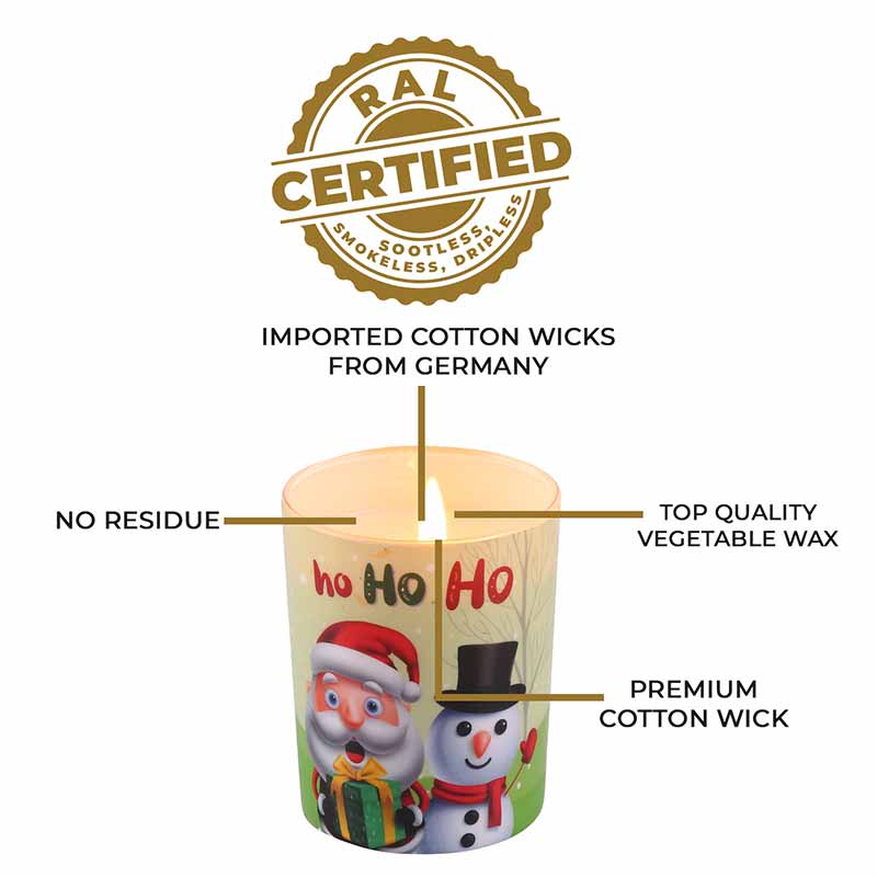 Cinnamon Roll Christmas Single Wick Scented Candle (199 g)