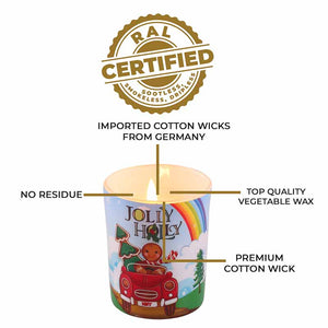 Vanilla Gingerbread Christmas Single Wick Scented Candle (199 g)