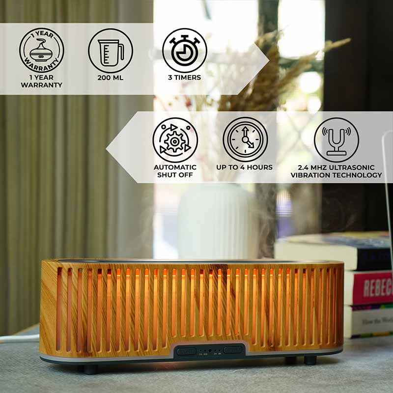 YX1623-Lightwood Flame Aroma Diffuser