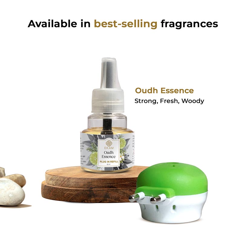 Oudh Essence Scented Plug In Air Freshener Kit