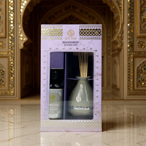 Mahogany Scented Reed Diffuser Set | Festive Sheesh Mahal Collection, 2025-26