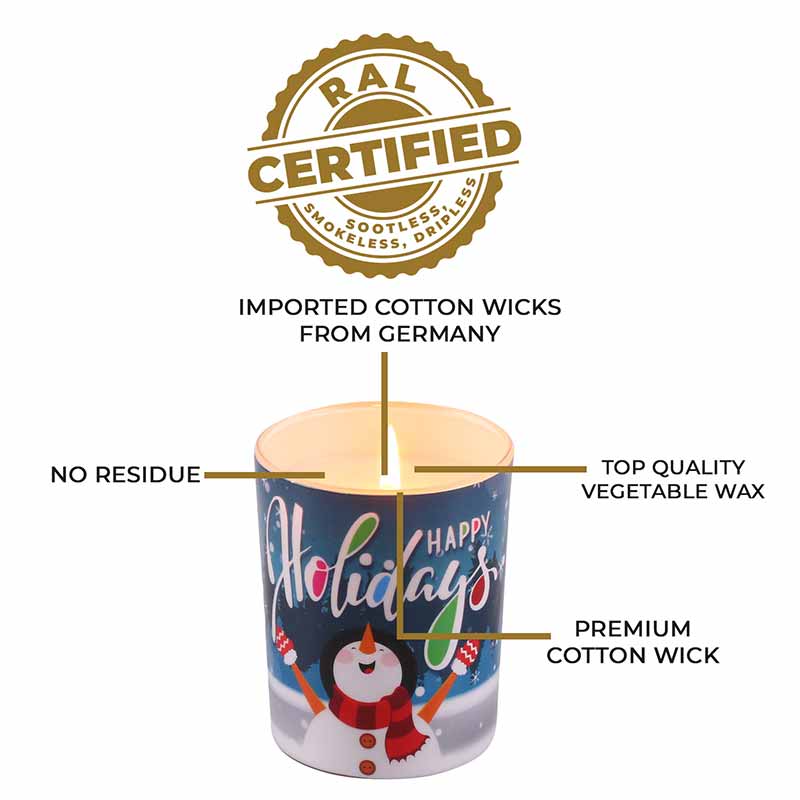 Winter Nights Christmas Single Wick Scented Candle (199 g)