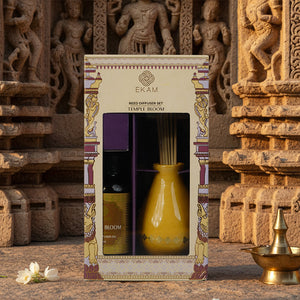 Temple Bloom Reed Diffuser Gift Set| Festive Stone Palace Collection, 2025-26