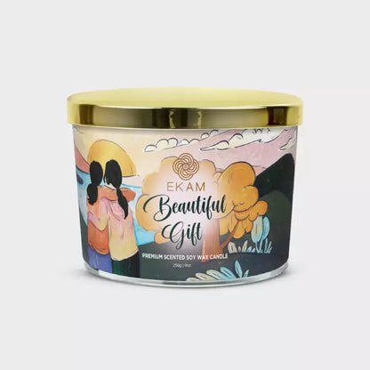Beautiful Gift Scented 3 Wick Candle