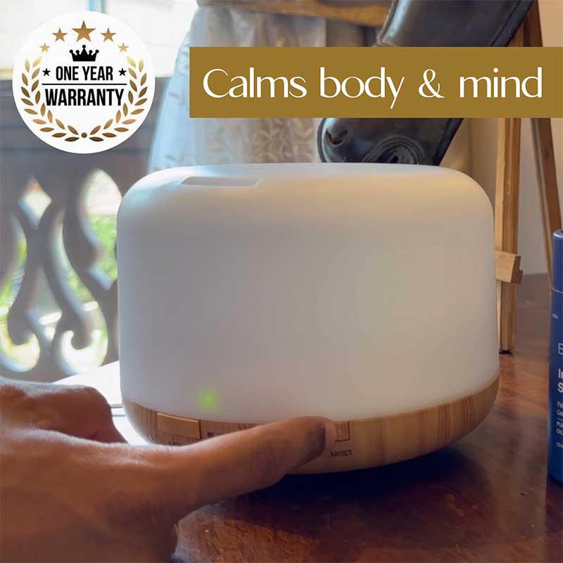 Aroma Diffuser - Model: YX-168 with Free True Joy, Change &amp; Transform, Be Calm, and Self Love Wellness Oils