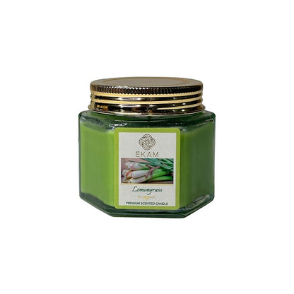 Lemongrass Hexa Jar Scented Candle