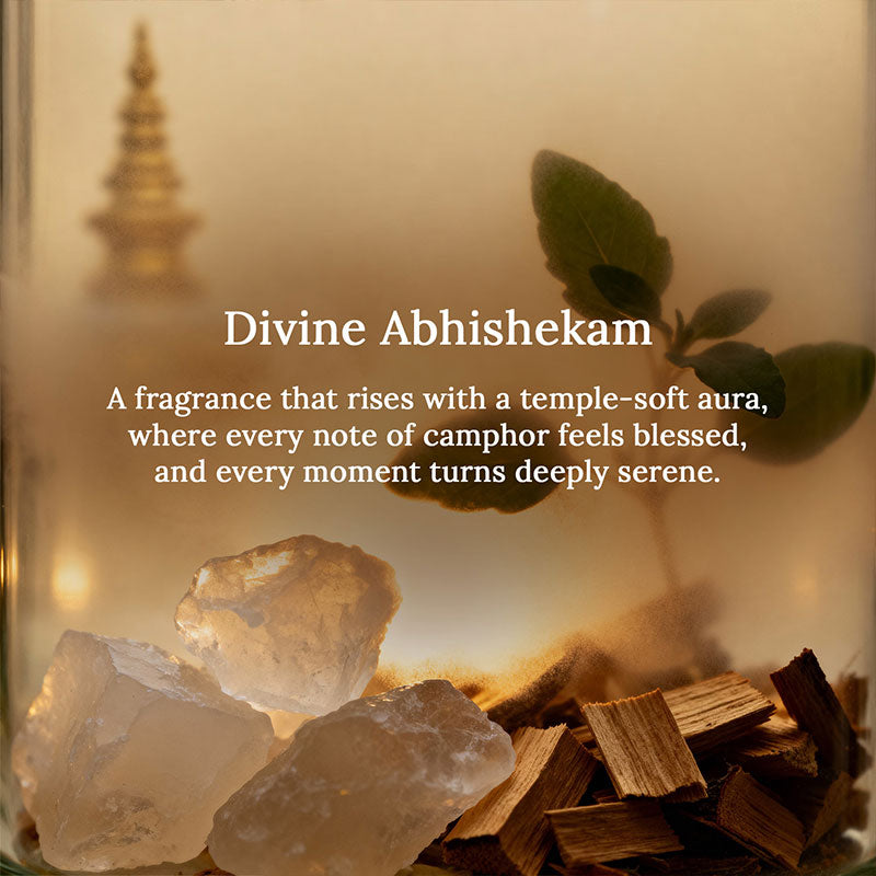 Divine Abhishekam 3 Wick Luxe Scented Candle