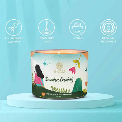 Boundless Creativity Scented 3 Wick Candle