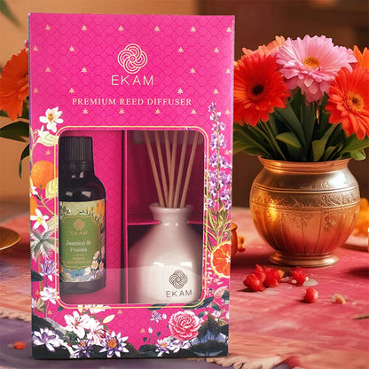 Jasmine &amp; Freesia Reed Diffuser Gift Set