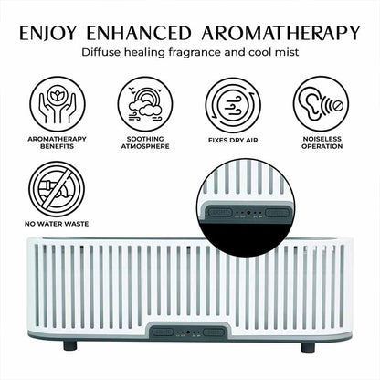 YX1623-White Flame Aroma Diffuser