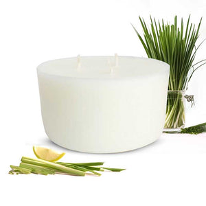 Lemongrass Scented 3 Wick Refill Candle