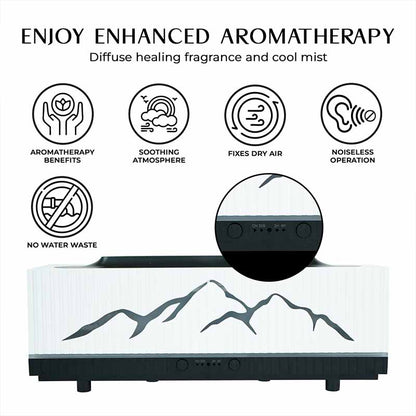 YX2201S-White Flame Aroma Diffuser