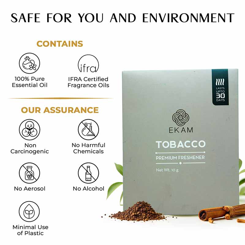 Combo Pack of 10 Tobacco Scented Sachets