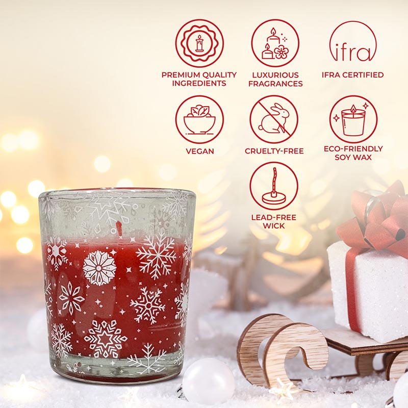 Candy Apple Shot Glass Scented Candle