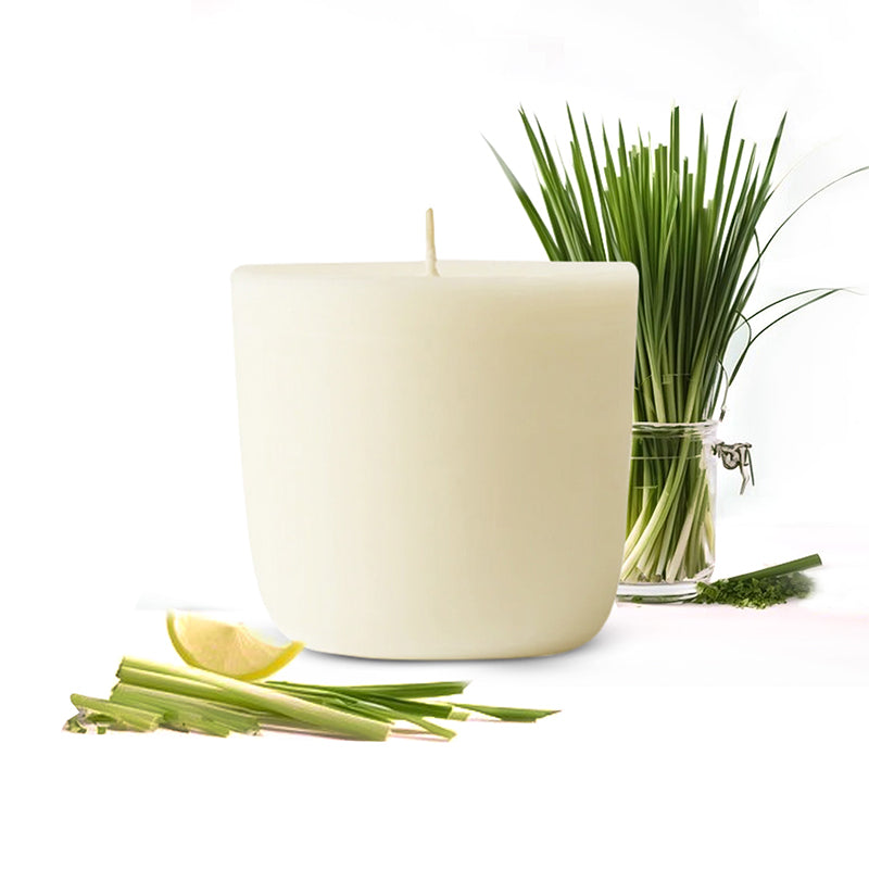 Lemongrass Scented Shot Glass Refill Candle