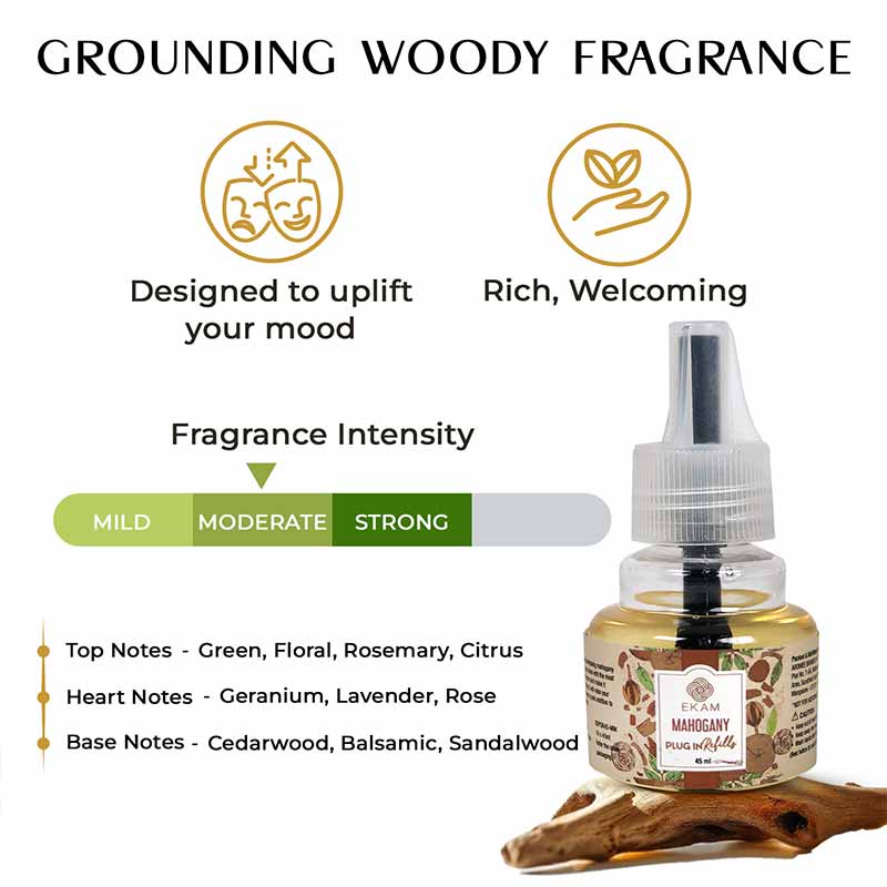 Mahogany Scented Air Freshener Plug-In Refill - 45 ML