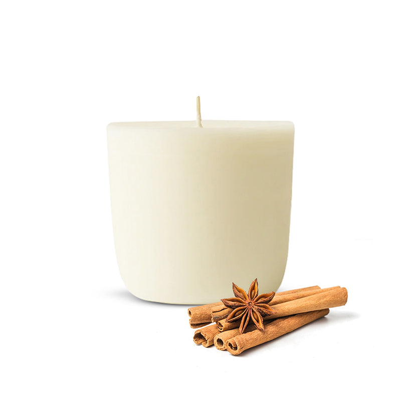 Cinnamon Scented Shot Glass Refill Candle