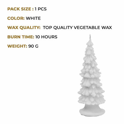 Vanilla Peppermint Scented Christmas Tree Candle (90 g)