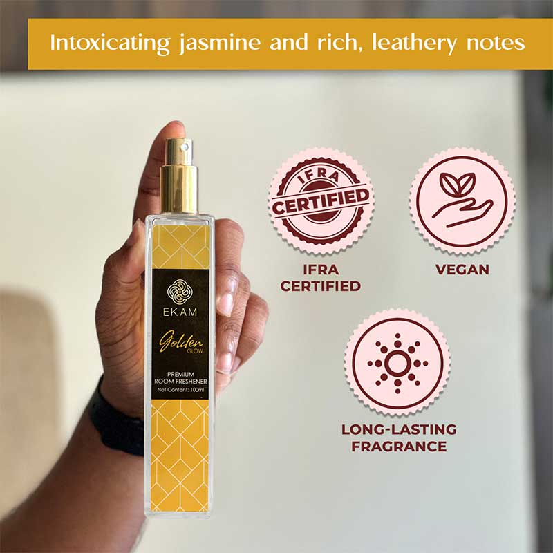 Golden Glow Room Freshener Spray