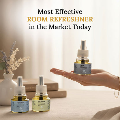 Woody &amp; Aromatic Scented Plugin Air Freshener Refill Pack of 3| 45ml Each