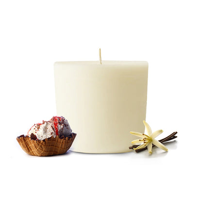 Vanilla Scented Shot Glass Refill Candle