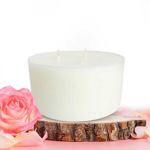 Rose Scented 3 Wick Refill Candle