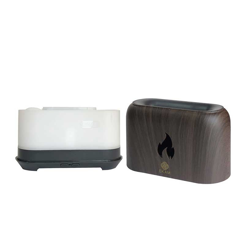 YX 1807 Dark Wood Flame Aroma Diffuser