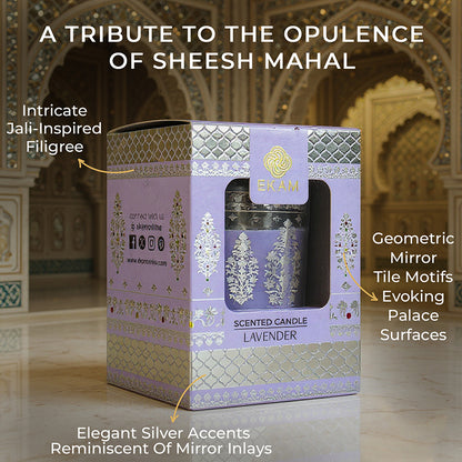 Lavender Scented Votive Candle, 43 g| Festive Sheesh Mahal Collection, 2025-26