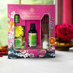 Reed Diffuser & Potpourri Gift Set | Orange Blossom & Lemongrass Scent