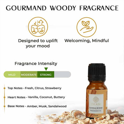 Sandalwood Fragrance Oil, 10 ml