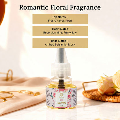 Rose Scented Air Freshener Plug-In Refill - 45 ML