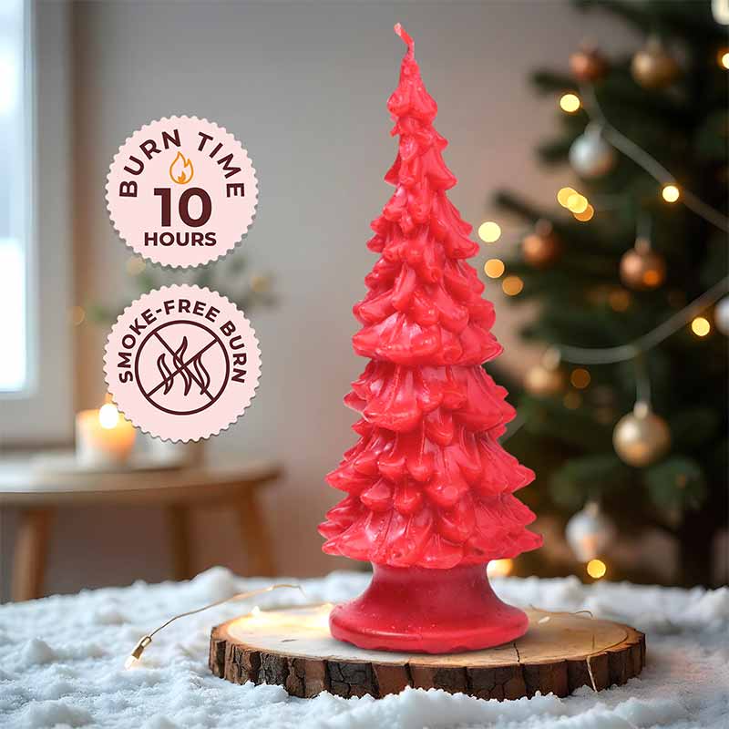 Candy Apple Scented Christmas Tree Candle (90 g)