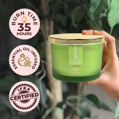 Herb Garden 3 Wick Scented Candle