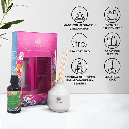 Orange Blossom &amp; Lemongrass Reed Diffuser Gift Set