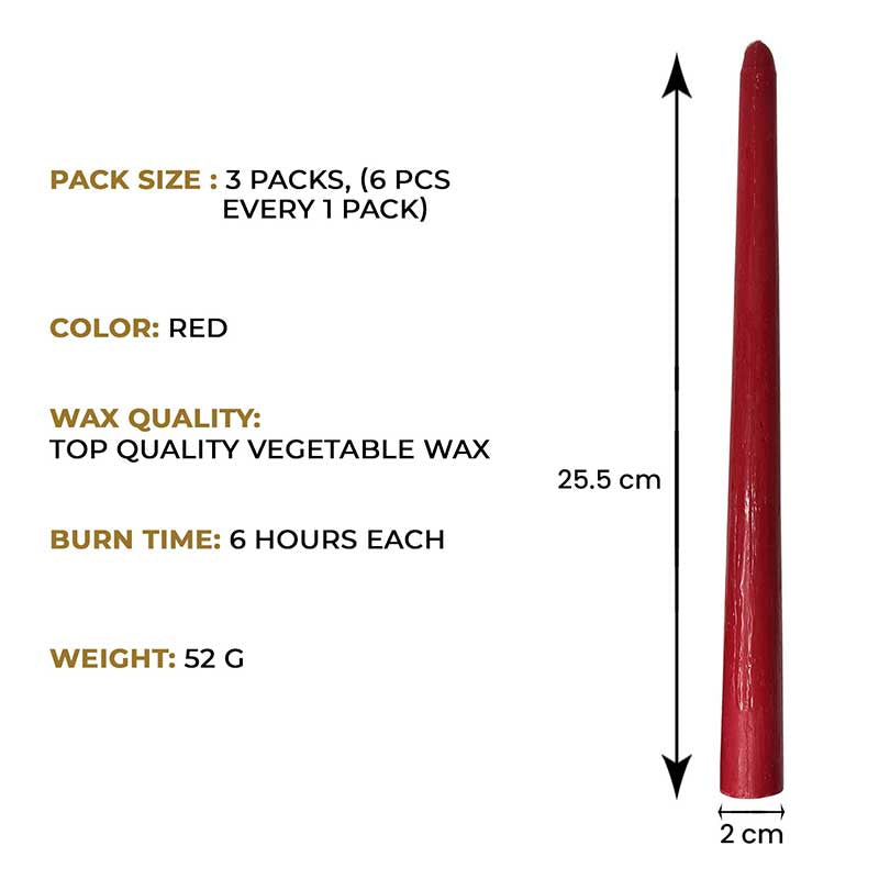 Christmas Combo-  Scented Taper Candles (52 g each)