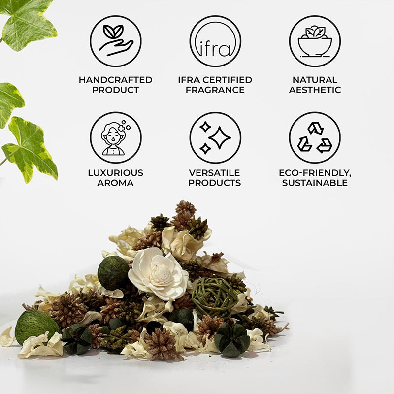 Jasmine &amp; Freesia Scented Potpourri