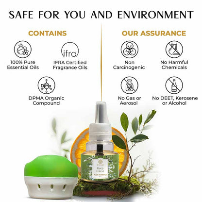 Deep Forest Scented Plug In Air Freshener Kit